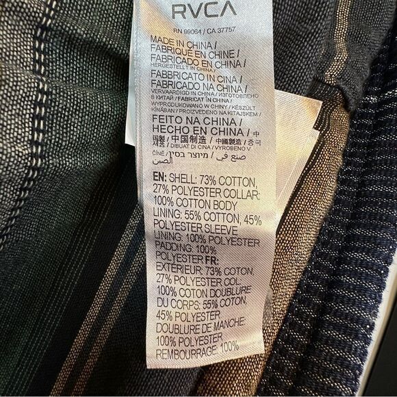 RVCA® | CHAINMAIL PLUS JACKET & HAT | COMBO | Mens M | NWT - Picture 9 of 15